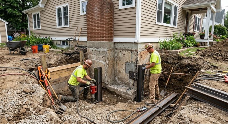 House Foundation Repair in Westland, MI