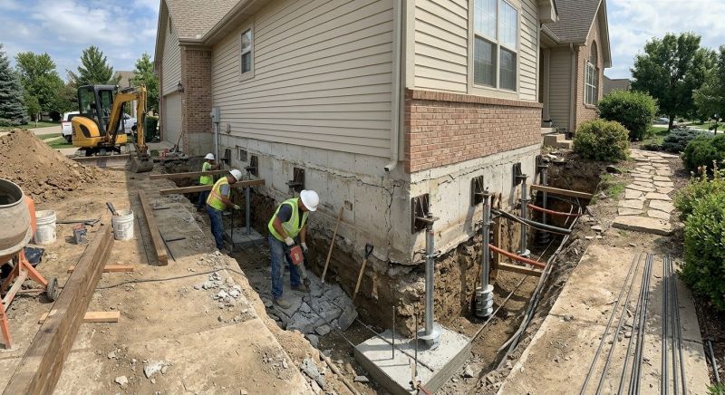 House Underpinning in Brighton, MI