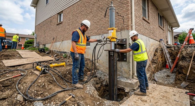 Settling Foundation Service in Farmington, MI