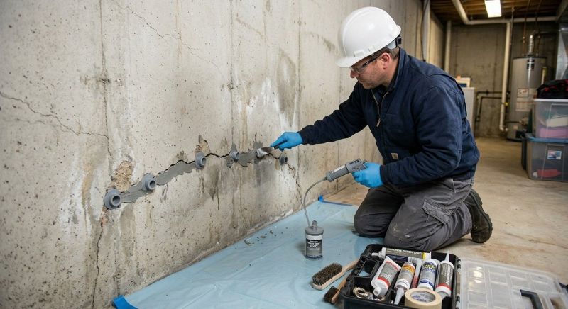 Structural Crack Repair in Brighton, MI