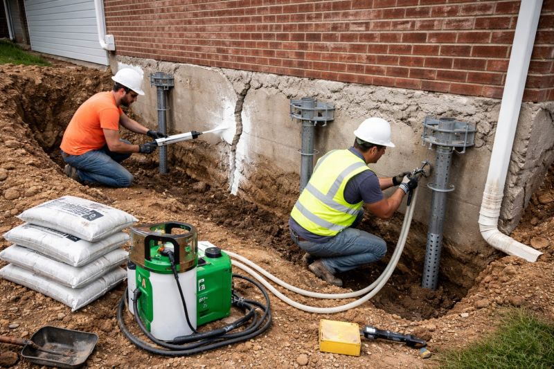 Structural Foundation Repair in Gregory, MI
