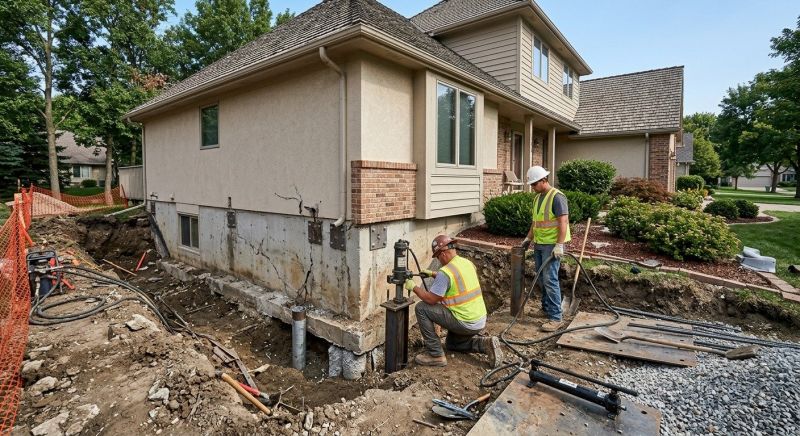 Structural Foundation Repair in Gregory, MI