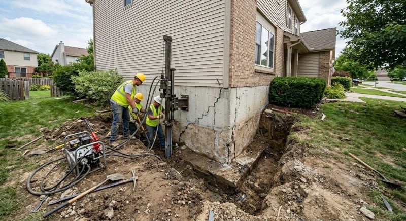 Structural Foundation Repair in Holly, MI