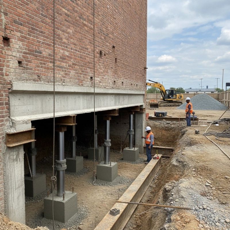 Structural Underpinning in Brighton, MI