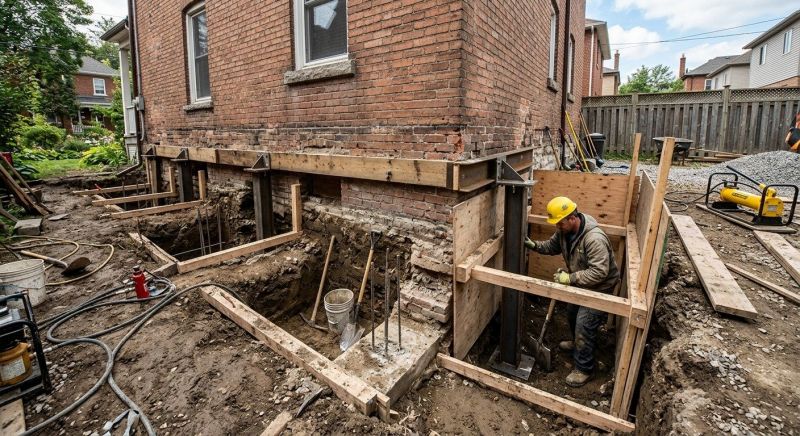 Structural Underpinning in Brighton, MI